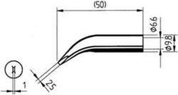 Ersa 0832WD Soldeerpunt Beitelvorm gebogen Inhoud: 1 stuk(s)