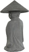 Decoratieve figuren Home ESPRIT Grijs Monnik Orientaals 30 x 30 x 51 cm