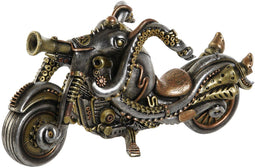 Decoratieve figuren Home ESPRIT Grijs Multicolour Motorfiets 30 x 11 x 14 cm