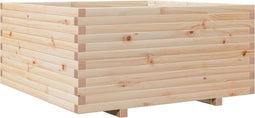 vidaXL - Plantenbak - 100x100x49,5 - cm - massief - grenenhout