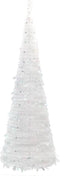 vidaXL - Kunstkerstboom - pop-up - 100 - LED's - 150 - cm - wit