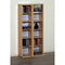 VCM Houten CD DVD-standaard Plankkast Opbergstandaard Milano Houten CD DVD-standaard Plankkast Opbergstandaard Milano