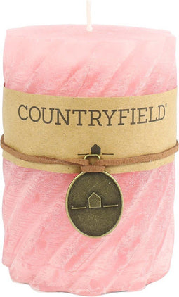 Countryfield Stompkaars met ribbel Roze Ø7 cm | Hoogte 10 cm