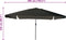 vidaXL - Tuinligbedschirm - ø395x245 - cm - Zwart