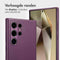 Accezz Samsung Galaxy S24 Ultra - Leather Bookcase 2-in-1 - Magnetische Ring - Heath Purple