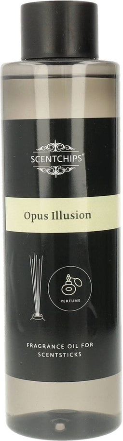 Scentchips® Geurstokjes Navulling - Opus Illusion - Geurverspreider - Luchtverfrisser - Huisparfum - 400ml