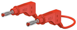 Stäubli XZG425/SIL Veiligheidsmeetsnoer Banaanstekker 4 mm Banaanstekker 4 mm 2.00 m Rood 1 stuk(s)