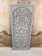 Houten wandpaneel Madrid handgemaakt bruin grijs 150 x 60 cm