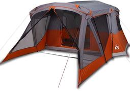 vidaXL - Tent - met - luifel - 4-persoons - waterdicht - oranje