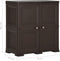 vidaXL - Opbergkast - hout-look - 79x43x85,5 - cm - kunststof - bruin