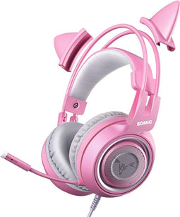 SOMiC G951S - Gaming Headset - 40mm speakers - Roze