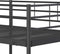 vidaXL - Stapelbed - zonder - matras - 80x200 - cm - staal - zwart