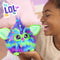 Furby Galaxy - Interactieve knuffel - Glow-in-the-dark - Blauw/Groen