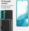 iMoshion Hoesje Geschikt voor Samsung Galaxy S22 Hoesje Met Pasjeshouder - iMoshion Softcase Backcover met pashouder 3.0 - Transparant