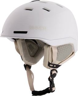 SINNER KAISER - Unisex Skihelm - In-Mould technologie - Matte White - Maat S