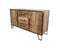 Sideboard Hayward - 150x45x85- naturel/donkergrijs - mangohout/ijzer