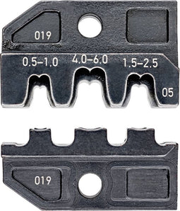 Knipex 97 49 05 Krimpinzetstuk Ongeïsoleerde, open connectoren Geschikt voor tangen Stekkerbreedte 2.8/6.3 mm 0.5 tot 6