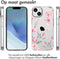 imoshion Hoesje Geschikt voor iPhone 14 Hoesje Siliconen - imoshion Design hoesje - Roze / Blossom Watercolor
