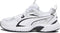 PUMA Milenio Tech - Unisex Sneakers - SoftFOAM+ demping - PUMA White-PUMA Black-PUMA Silver