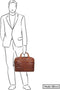 Leren Laptoptas - Colorado - Brandy Cognac