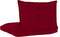 vidaXL - Palletkussens - 2 - st - stof - wijnrood