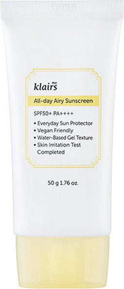 All-day Airy Sunscreen Spf 50+ Pa++++ - Lehký Ochranný Gel-krém