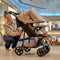 Lionelo Emma Plus - Buggy - Licht en Duurzaam - Verstelbare Rugleuning - XXL Luifel - Grote Mand - Organizer - Schokdempers - 5-Punts Gordel - Tot 15 kg
