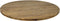 HSM Collection Tafelblad rond - ø130 cm - blank - teak