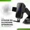 iSetchi GripGo - Telefoonhouder Auto - Qi Draadloze Oplader 15 Watt - Zwart