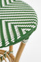Mica Decorations Mandox - Bistrotafel - H66 x Ø50 cm - Donkergroen Wit
