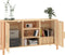 vidaXL - Dressoir - 107x38x60 - cm - bewerkt - hout