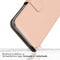 Selencia Hoesje Geschikt voor Samsung Galaxy A14 (5G) / A14 (4G) Hoesje Met Pasjeshouder - Selencia Echt Lederen Bookcase - roze