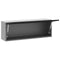 vidaXL - Wandkast - met - Gasliftdeur - - - Zwart - 100x25x35 - cm