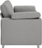 vidaXL - Loveseat - Sofa - - - Cloud - Grey, - 140 - cm - Stof