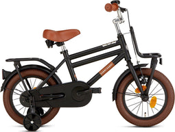 Supersuper Cooper - Kinderfiets - Jongensfiets - 14 inch - Mat Zwart