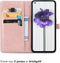 iMoshion Hoesje Geschikt voor Nothing Phone (1) Hoesje Met Pasjeshouder - iMoshion Mandala Bookcase - Rosé Goud