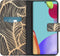 iMoshion Hoesje Geschikt voor Samsung Galaxy A52s / A52 (4G) / A52 (5G) Hoesje Met Pasjeshouder - iMoshion Design Softcase Bookcase - Meerkleurig / Golden Leaves