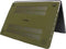 Lunso Geschikt voor MacBook Pro 13 inch M1/M2 (2020-2022) cover hoes - case - Sand Army Green
