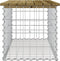 vidaXL - Tuinbank - schanskorfontwerp - 83x44x42 - cm - geïmpregneerd - hout