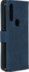 iMoshion Hoesje Geschikt voor Motorola One Action Hoesje Met Pasjeshouder - iMoshion Luxe Bookcase - Donkerblauw