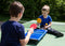 Donic Schildkröt - Mini Tafeltennistafel - Inclusief net batjes en bal - Blauw