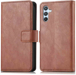 imoshion Samsung Galaxy A34 (5G) - Luxe Bookcase - 3 pasjes - Bruin