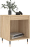 vidaXL - Nachtkastje - 40x35x50 - cm - bewerkt - hout - sonoma - eikenkleurig