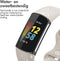 imoshion Siliconen bandje - Geschikt voor Fitbit Charge 6, Charge 5 - Beige - L