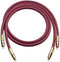 Oehlbach NF 214 Master Set - Audio/Video Kabel - 2 x RCA Male - Bordeaux Rood