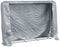 vidaXL - Haardhoutrek - met - regenhoes - 200x25x150 - cm - gegalvaniseerd - staal