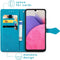 iMoshion Hoesje Geschikt voor Samsung Galaxy A33 Hoesje Met Pasjeshouder - iMoshion Mandala Bookcase - Turquoise