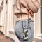 iMoshion iPhone 11 Pro - Hoesje met Koord - Verstelbaar Koord - Goud / Zwart / Glamour Botanic