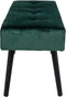 House Nordic Lyla - Halbankje - Fluweel - Groen