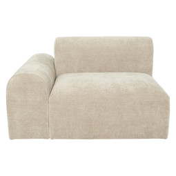 Urban Nature Culture Tao - Modular seater - Hoogwaardige polyester - Almond Milk 120 * 100 * 74cm